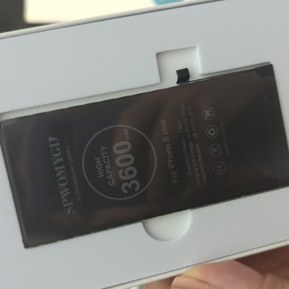 iPhone 8 Plus replacement high capacity battery 3600mAh - Picture 2 of 2